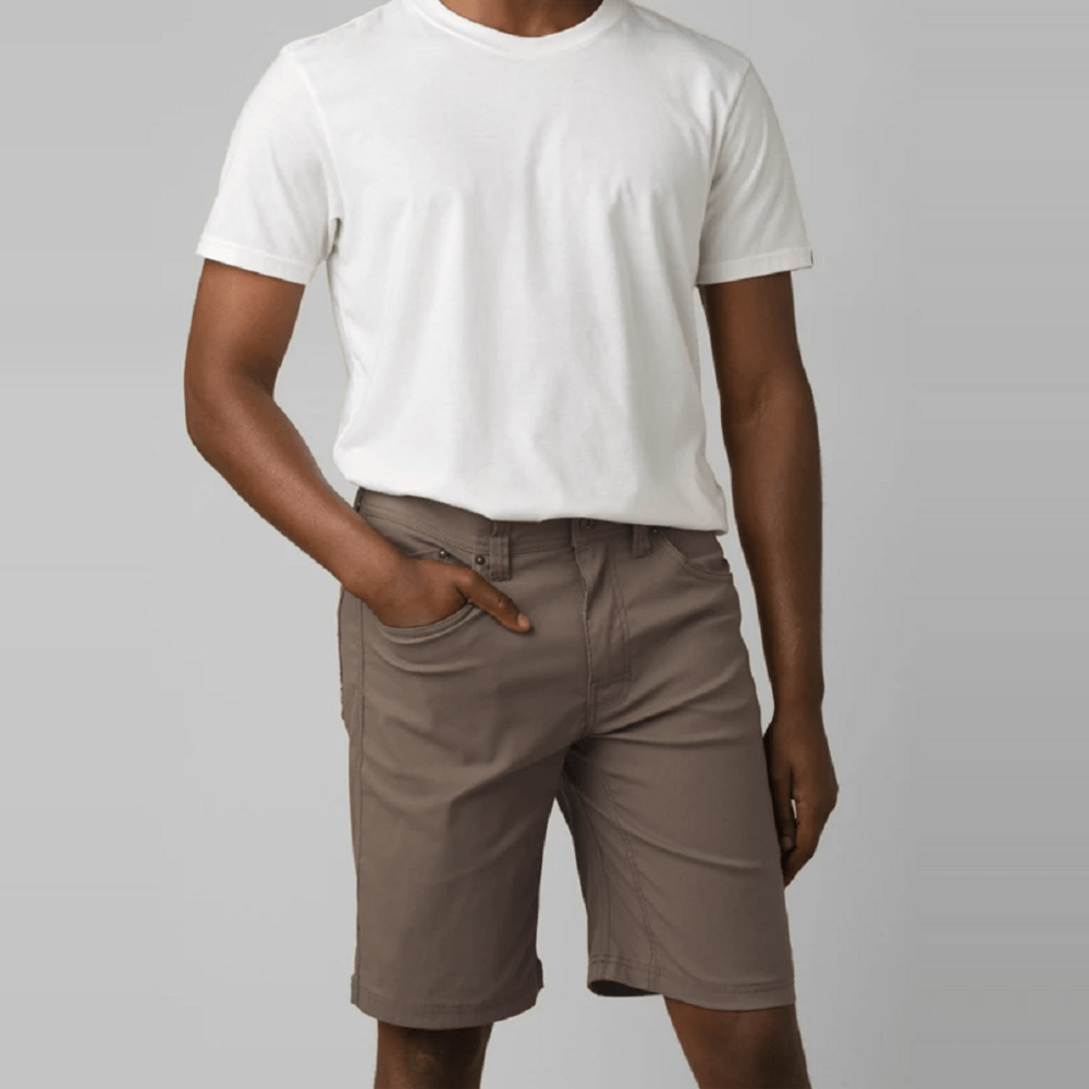 NWT prAna Brion Short 9" Inseam Mud Men's 28 Slim Fit Everyday Chino
